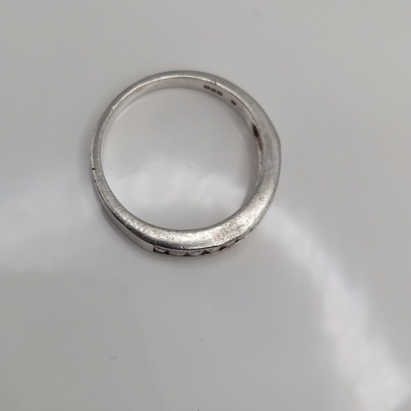 Vintage Avon Sterling Ring sz 9, Emerald Cut Cz, GC. - Picture 9 of 12